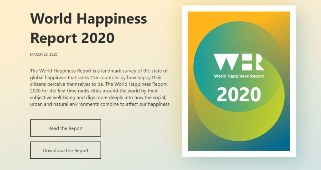 world happiness report